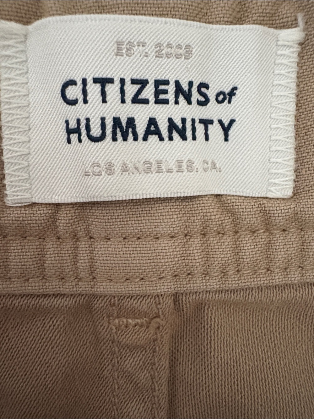 Citizens Of Humanity Tan Utility Ankle Pants - Picture 2 of 7